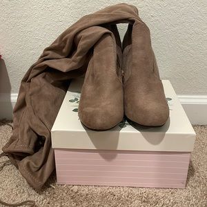 Knee High Suede Boots